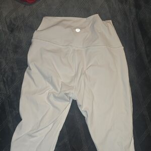 Lululemon Light Gray Leggings